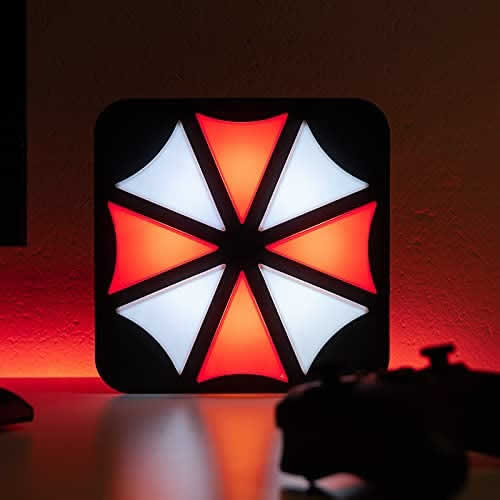 Lámparas de videojuegos de pared del juego Resident Evil Umbrella Corp